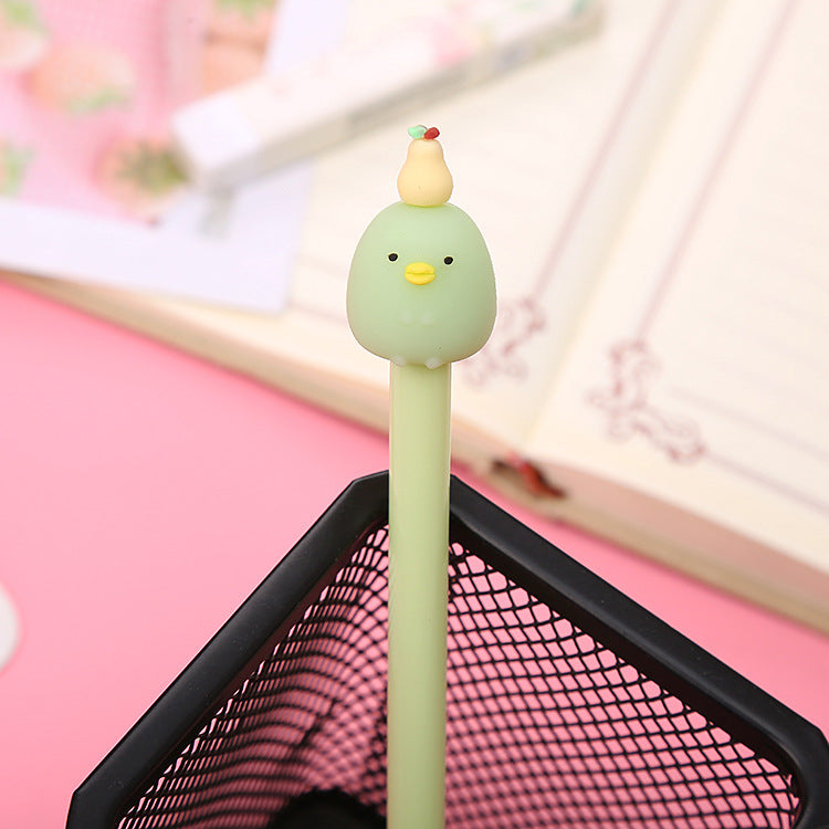 Wholesale Cartoon Fruit Animal Plastic Neutral Pens